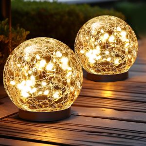 Decorative LED ball lights with starry effect