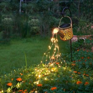 Solar-powered garden LED lamp “Magic Watering Can”